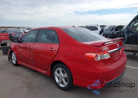 2012 Toyota Corolla S z USA, uszkodzony, nr VIN 2T1BU4EE8CC820927